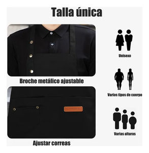 2 Tabliers de cuisine multi-usages ajustables pour chef - Product Image 6