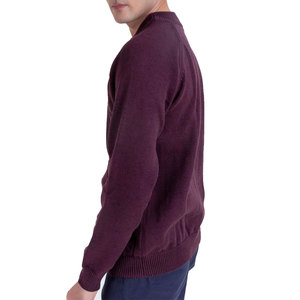 Pull-over col rond pour homme, tricot uni, personnalisable OEM, pour l'hiver, fabricant de pulls pour homme - Product Image 2