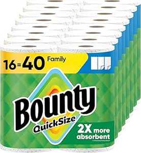 Serviettes en papier Bounty Select-a-Size, 12 rouleaux doubles, blanches - Product Image 5