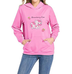 New Hot Selling <b>Women</b> Hoodies in Plain Design Wholesale Pullover Custom Logo <b>Women</b> Pullover Hoodie Casual Wear - Product Image 3
