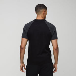 Chemises pour hommes en polyester/coton, nouvelle tendance, design à blocs de couleurs, manches courtes, logo imprimé en relief personnalisé, fermeture éclair, rapide - Product Image 3