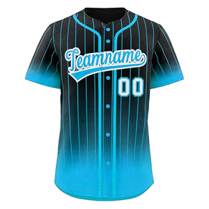 Los hombres de último estilo usan camisetas de poliéster transpirables de béisbol de buena calidad para camisetas de béisbol y softbol - Product Image 3