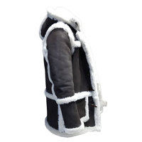 Chaqueta de piel de oveja negra estilo Vintage para hombre, chaqueta de piel de ante para invierno, cálida, de piel sintética de cordero con capucha, chaqueta para hombre