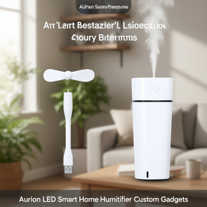 Umidificatore LED Aurion per Casa Intelligente, Gadget Personalizzati - Product Image 3