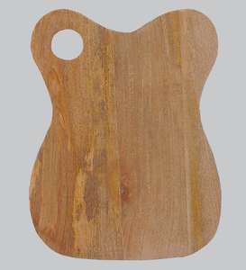 Tabla de cortar redonda Mappleleaf lista para enviar con tabla de cortar pulida hecha a mano de madera maciza a la venta - Product Image 5