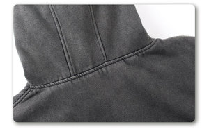 Ninja Custom Urban Productions 100% Polyester French <b>Terry</b> Fleece Zip-Up Digital Image Acid Washed Hoodie <b>Bulk</b> DDP Shipping - Product Image 5