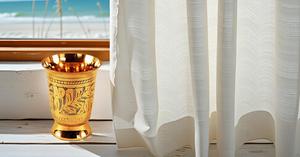 Capacidad de la taza de Julep de menta de latón 10 onzas Color dorado 4,2 pulgadas de altura Koi - Product Image 3