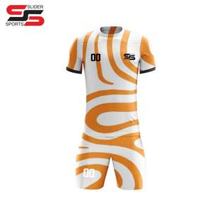 Camiseta de fútbol y ropa deportiva personalizadas, kits de fútbol para equipos, impresión Digital, 100% poliéster, secado rápido, transpirable, precio barato - Product Image 1