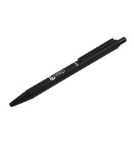 Stylos à bille avec logo personnalisé Qualité industrielle Combinaison bleu marine noir Largeur d'écriture de 0.5mm Stylo promotionnel en métal Logo personnalisé