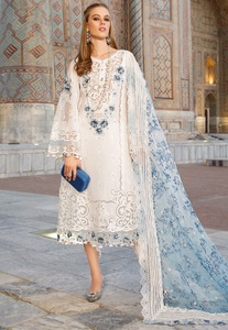 Ensemble Salwar Kameez pour femmes de couleur unie séchage rapide respirant pelouse tenue décontractée vêtements traditionnels pour femmes-style indien pakistanais - Product Image 3