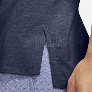 Camiseta sin mangas informal para hombre más vendida, 100% algodón, Etiqueta Privada, ropa de gimnasio transpirable, Camiseta de punto de secado rápido al por mayor - Product Image 4