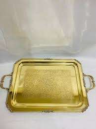 Bandeja de servicio de latón hecha a mano más vendida para uso en el hogar, Hotel y restaurante, bandeja de comida de la mejor calidad a granel - Product Image 4