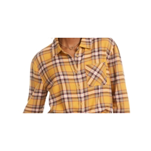 Camicia in flanella a quadri semplice per ragazzi Ultra Flirt, arancione, taglia Small - Product Image 2