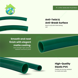 Tuyau d'eau en PVC flexible enroulable de 1 pouce 50 mètres d'épaisseur 2mm conçu pour une utilisation à long terme jardinage nettoyage lavage extérieur - Product Image 5