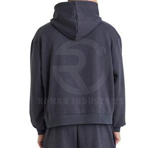 Oem Ensemble de jogging évasé pour hommes Ensemble deux pièces personnalisable Pantalon de survêtement évasé Streetwear Ensemble de pantalons de survêtement et sweat à capuche Survêtement pour hommes - Product Image 4