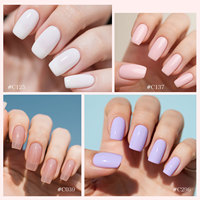 CANNI Nail Art 16ml Gel Semi-Permanent Soak-Off Couleur Naturelle Nude Transparent Vernis à Ongles Gel UV Laque Émail