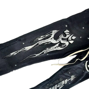 Custom Hip Hop <b>Flare</b> <b>Trousers</b> 100% Cotton Loose <b>Mens</b> Sweatpants Trending <b>Flare</b> Sweat Pants <b>Men</b> - Product Image 5