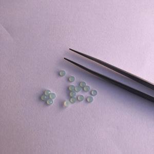 4mm Naturel Aqua Bleu Calcédoine Pierre Rose Cut Rond Flatback Lâche Cabochon De Alibaba En Ligne Semi Précieux pour Bijouterie Boutique - Product Image 1