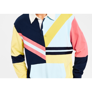 Felpa da Rugby da Uomo Sun + Stone con Bottoni, Materiale Lavorato a Maglia Ecologico, Logo Personalizzabile, Taglie Lunghe da XL a 6XL - Product Image 6