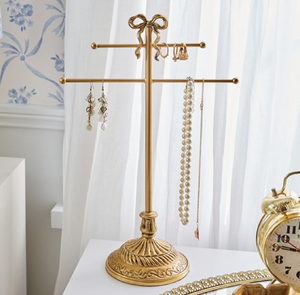 Présentoir à bijoux en métal moderne, élégant et minimaliste pour la décoration intérieure et la boutique de détail disponible au prix de gros - Product Image 2