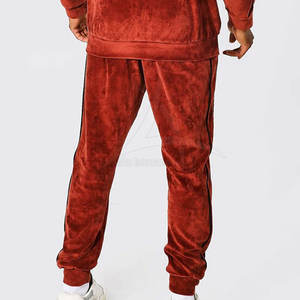 Chándal de Terciopelo para Hombre Hecho a Medida, Transpirable, Informal de Invierno, Logotipo Personalizado, Servicio OEM de Marca Privada, Hecho en Pakistán - Product Image 6