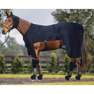 Tapis de cheval imperméable respirant toutes saisons avec bretelles réglables et ajustement confortable pour la pluie et le froid - Product Image 1
