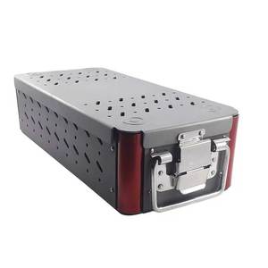 Orthopedic <b>empty</b> aluminium case <b>box</b> for 45 mm cortical screw storage surgical instrument container - Product Image 2
