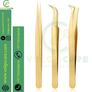 Pinces à sourcils en acier inoxydable de qualité supérieure, professionnelles, multicolores, certifiées CE ISO, revêtement papier, style unique - Product Image 6