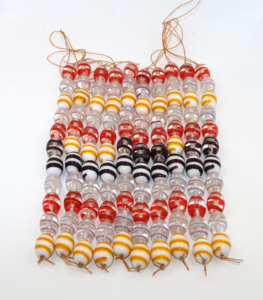 Handmade <b>Turquoise</b> Oval Glass Loose <b>Beads</b> 18mm for Jewelry Making - Product Image 4