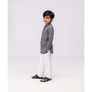 Chemise tunique à patte cachée pour garçons/filles - Product Image 1