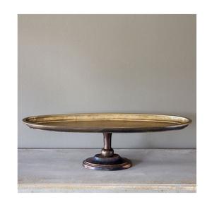 Soporte de pastel de aluminio de la mejor calidad con soporte de pastel de exhibición de Color dorado Evento de boda y cumpleaños Otra ocasión Decoración de pastel - Product Image 1