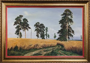 Sang trọng cổ điển sơn bền nhẹ dầu dựa trên hoa handpainted Khung vải trang trí nội thất hình & bức tranh chân dung - Product Image 3