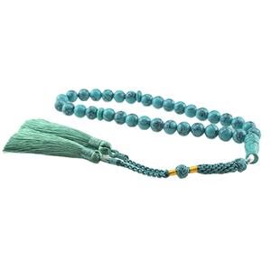 ลูกประคำอัลเลาะห์และมูฮัมมัดแบบอิสลามสลักลายลูกประคำ4มม. 8มม. 10มม. ลูกปัดเมล็ดแก้วทรงหลวมโคมไฟหินสวดมนต์ทำสมาธิ - Product Image 1