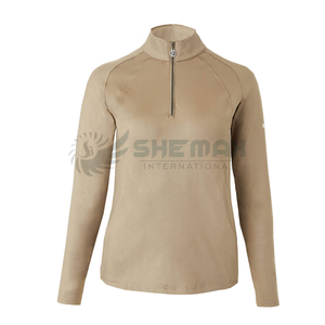 เสื้อขี่ม้าพื้นฐานการบีบอัดเกรดมืออาชีพได้รับการออกแบบรักษาความอบอุ่นของร่างกายปรับปรุงการไหลเวียนในช่วงขี่เย็น - Product Image 1