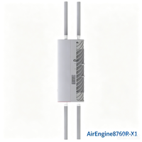 Punto de Acceso WiFi 6 para Exteriores Air Engine 8760R-X1, 5.95Gbps, 10GE SFP+, IP68, AP Inalámbrico Industrial Empresarial con Antenas Externas