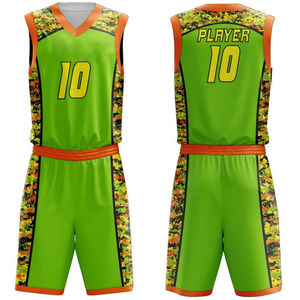 Uniformes de basketball personnalisés de la meilleure qualité pour hommes sublimation grande taille de haute qualité pour les sports d'été - Product Image 1