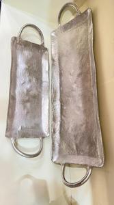 มั่นใจได้ในคุณภาพถาดเสิร์ฟอลูมิเนียมชุด2ถาดสำหรับทำอาหารและใช้ในบ้าน - Product Image 6