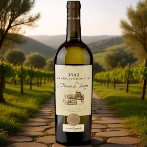 Leonardo Da Vinci 1502 Duomo Di Faenza Trebbiano DOC White <b>Wine</b> Elegant Historic Italian 750ml Bottle 6th Vintage - Product Image 3