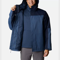 Blouson d'hiver pour homme de haute qualité, col montant, imperméable, respirant, coton/polyester, confortable, style streetwear, OEM