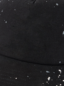 Vente en gros de casquette de camionneur en coton à mailles unies avec logo brodé sur le devant quantité minimale de commande bas 5 panals casquette de camionneur respirante pour homme - Product Image 2