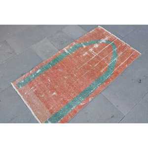 พรมตุรกีวินเทจ ขนาด 2.1x4 ฟุต (64x122 ซม.) พรมขอบสีแดง - Product Image 3