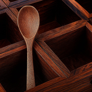 Handmade Wooden <b>Spice</b> Box Wooden Kitchen Furniture Decorative Wooden Kitchen Tools & Organizer Kitchen Decor 6 Box Tiny <b>Storage</b> - Product Image 5