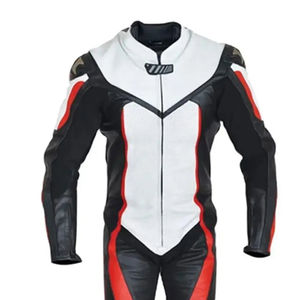 Combinaison de moto en cuir sur mesure pour homme, pour course et entraînement, vente en gros, vêtements de motard en cuir véritable - Product Image 5