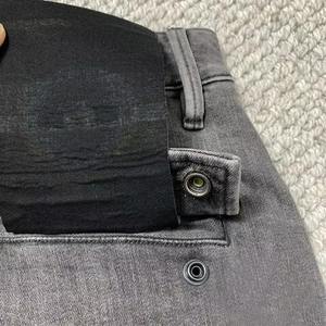 Oem-Short chic en denim déchiré pour homme, style urbain, décontracté, moyen, extensible, pour l'été - Product Image 6