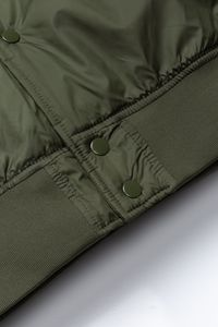 Chaqueta Bomber con Forro Sherpa y Capucha para Invierno, Logotipo Personalizado OEM, Chaqueta Deportiva Informal para Correr, Exterior de Spandex/Poliéster - Product Image 5