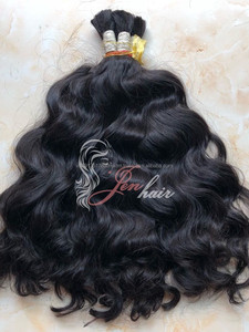 ผมต่อจากผมมนุษย์ผม100% นุ่มสลวยและเรียบเนียนผมต่อจากเวียดนาม - Product Image 4