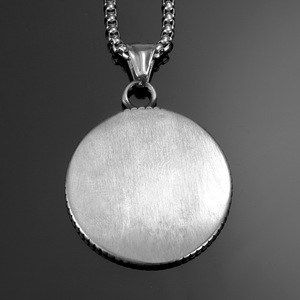 yunnique Vintage Style <b>Titanium</b> Steel Men's Pendant Necklace Retro Viking Rune Bear Pattern Wholesale Fashion Jewelry - Product Image 2