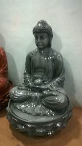 2025 haute qualité grande fibre de verre jardin décor bouddha Statue pierre béton fontaine d'eau de l'Inde en vente - Product Image 6