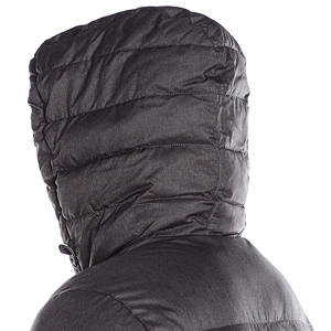 Chaqueta de hombre acolchada de calle alta para hombre de marca personalizada 100% poliéster ligero con cremallera completa gris impermeable para chaqueta de hombre de invierno - Product Image 2