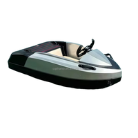 Léger et stable 15KW Jet alimenté bateau à rames Mini jet électrique radeau de rivière gonflable pour la dérive en plein air pour les plongeurs